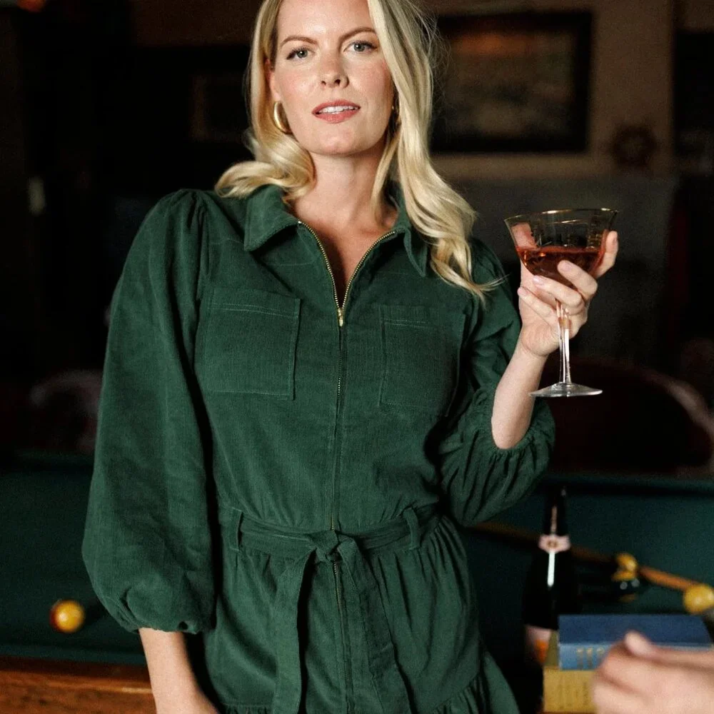 Smith & Quinn Dallas Dress - Vine Corduroy - Picture 4 of 6